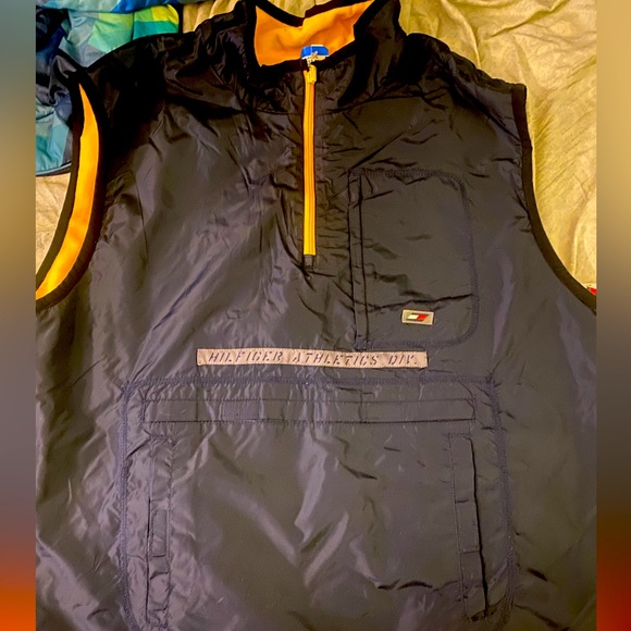 NWT Y2K Vintage Tommy Hilfiger Athletics Reversible Vest. - Picture 1 of 4